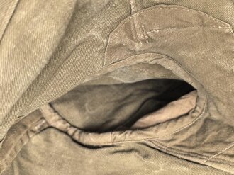 Heer, Tropenfeldbluse 2. Modell für einen Hauptmann der Pioniere. Getragenes Kammerstück in gutem Gesamtzustand