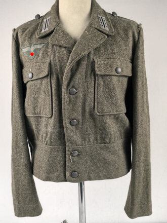 Heer, Feldbluse Modell 1944 für Mannschaften. Kammerstück in sehr gutem Zustand