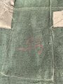 Heer, Feldbluse Modell 1943 für Mannschaften. Ausführung in Drillichmaterial, Kammerstück in sehr gutem Zustand, der Adler nachträglich vernäht