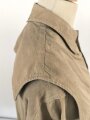 Waffen SS, Diensthemd im typischen Schnitt, sogenannte " Sahariana" Relativ dickes Material, stark getragen