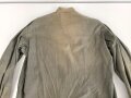 Waffen SS, Diensthemd im typischen Schnitt, sogenannte " Sahariana" Relativ dickes Material, stark getragen