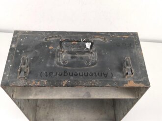 Transportkasten "Fu 5 Antennengerät " Originallack, ungereinigt, datiert 1941