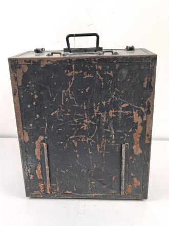 Transportkasten "Fu 5 Antennengerät " Originallack, ungereinigt, datiert 1941
