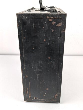 Transportkasten "Fu 5 Antennengerät " Originallack, ungereinigt, datiert 1941