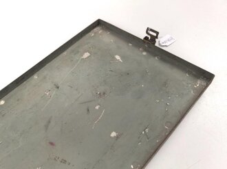 Gehäusedeckel zum UKW Empfänger c1 der Wehrmacht. Originallack, ungereinigt. Panzerfunk
