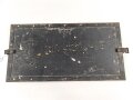 Gehäusedeckel zum UKW Empfänger c1 der Wehrmacht. Originallack, ungereinigt. Panzerfunk