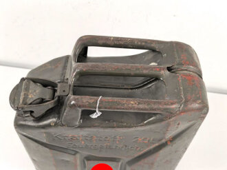 Kraftstoffkanister 20 Liter Waffen SS , Hersteller "SANDRIK" Originallack, vollständig leer, KEIN VERSAND NACH ÜBERSEE