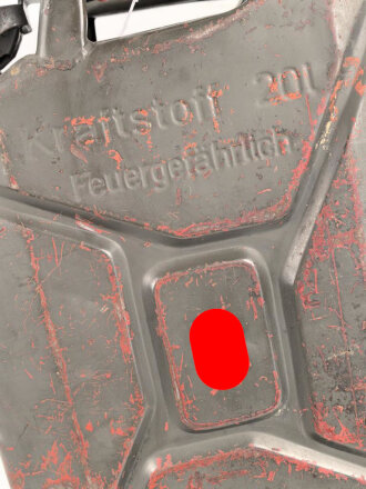 Kraftstoffkanister 20 Liter Waffen SS , Hersteller "SANDRIK" Originallack, vollständig leer, KEIN VERSAND NACH ÜBERSEE