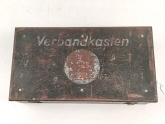Verbandkasten für KFZ der Wehrmacht. Originallack,...