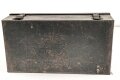 Verbandkasten für KFZ der Wehrmacht. Originallack, ungereinigtes Stück