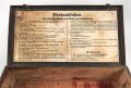 Verbandkasten für KFZ der Wehrmacht. Originallack, ungereinigtes Stück