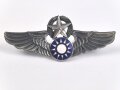 Taiwan, Abzeichen für Piloten / Master pilot Wing. Die Gegenstücke mit Klebstoffresten