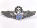 Taiwan, Abzeichen für Meteorologen der Luftwaffe, Master Meteorologists Wing. Die Gegenstücke mit Klebstoffresten