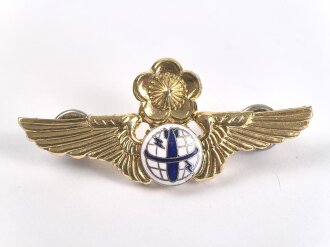 Taiwan, Abzeichen  für Bombenschütze der Luftwaffe alter Art,  Bombers Wing. Die Gegenstücke mit Klebstoffresten