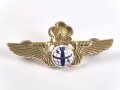 Taiwan, Abzeichen  für Bombenschütze der Luftwaffe alter Art,  Bombers Wing. Die Gegenstücke mit Klebstoffresten