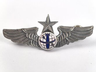 Taiwan, Abzeichen  für Bombenschütze der Luftwaffe ,  Bombers Wing. Die Gegenstücke mit Klebstoffresten
