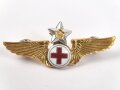 Taiwan, Abzeichen für Sanitätspersonal der Luftwaffe, Medics Wing. Die Gegenstücke mit Klebstoffresten
