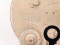 Wehrmacht Vorhängeschloss "Bora 1944", Originallack, Neuwertig mit zwei Schlüsseln, so auch an den Motorradpacktaschen verwandt
