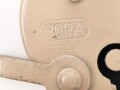 Wehrmacht Vorhängeschloss "Bora 1944", Originallack, Neuwertig mit zwei Schlüsseln, so auch an den Motorradpacktaschen verwandt