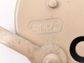 Wehrmacht Vorhängeschloss "Bora 1944", Originallack, Neuwertig mit zwei Schlüsseln, so auch an den Motorradpacktaschen verwandt