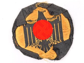 Nationalsozialistischer Reichsbund für Leibesübungen ( NSRL ), Abzeichen für den Sportanzug, getragenes Stück