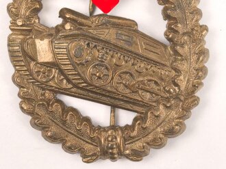 Panzertruppe Heer, Auflage für die Schützenschnur neuer Art ab 9. Stufe , Zink vergoldet