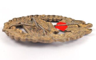 Panzertruppe Heer, Auflage für die Schützenschnur neuer Art ab 9. Stufe , Zink vergoldet