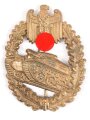 Panzertruppe Heer, Auflage für die Schützenschnur neuer Art ab 9. Stufe , Zink vergoldet