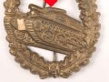 Panzertruppe Heer, Auflage für die Schützenschnur neuer Art ab 9. Stufe , Zink vergoldet