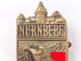Hohl geprägtes Abzeichen "Nürnberg, Parteitag 1929"