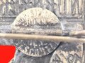Hohl geprägtes Abzeichen "Nürnberg, Parteitag 1929"
