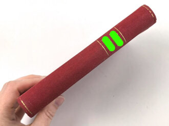 Adolf Hitler "Mein Kampf" kleine, rote "Tornisterausgabe" von 1941