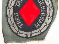 SD/Schutzmannschaften Ärmelabzeichen für Führer der Sicherheitspolizei. Silbern auf schwarz