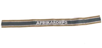 Ärmelband " Afrikakorps" für Angehörige des Heeres. Gesamtlänge 46cm