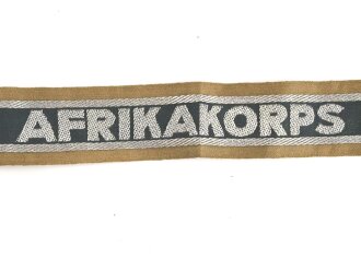 Ärmelband " Afrikakorps" für Angehörige des Heeres. Gesamtlänge 46cm
