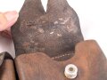 Schweiz, Patronentasche Leder datiert 1918, angetrocknet