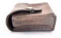 Schweiz, Patronentasche Leder datiert 1918, angetrocknet