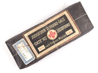 Schweiz, Verbandmaterial datiert 1913. " Jodoform...