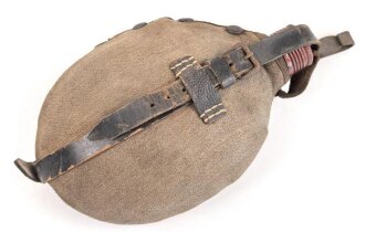 Feldflasche Wehrmacht, spätes Stück, defekt
