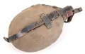 Feldflasche Wehrmacht, spätes Stück, defekt
