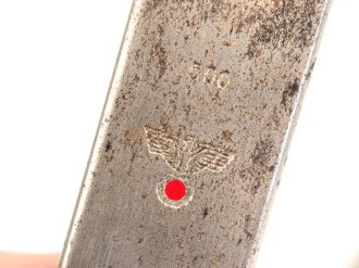 Vierteiliges Essbesteck Wehrmacht. Ungereinigt