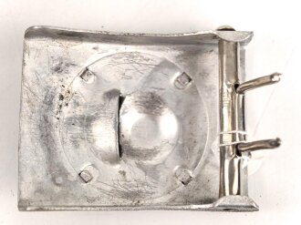 Heer, Koppelschloss für Mannschaften . Aluminium, mit aufgeklammertem Emblem,