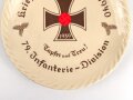 Wandteller "Kriegs Weihnachten 1940, 79. Infanterie Division" Durchmesser 20,5cm, guter Zustand