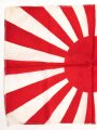 Japan 2. Weltkrieg, Fahne in den Maßen 29 x 43cm, Souvenir eines amerikanischen Soldaten