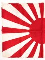 Japan 2. Weltkrieg, Fahne in den Maßen 29 x 43cm, Souvenir eines amerikanischen Soldaten