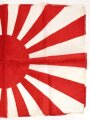 Japan 2. Weltkrieg, Fahne in den Maßen 29 x 43cm, Souvenir eines amerikanischen Soldaten