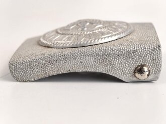 Heer, Koppelschloss für Mannschaften. Aluminium mit aufgeklammertem Emblem, Ausführung zum Waffenrock