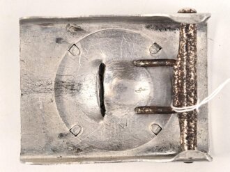 Heer, Koppelschloss für Mannschaften. Aluminium mit aufgeklammertem Emblem, Ausführung zum Waffenrock