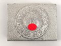 Heer, Koppelschloss für Mannschaften. Aluminium mit aufgeklammertem Emblem, Ausführung zum Waffenrock