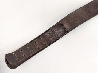 Kaiserreich, Lackleder Koppelriemen für Mannschaften, Gesamtlänge 90cm, guter Gersamtzustand